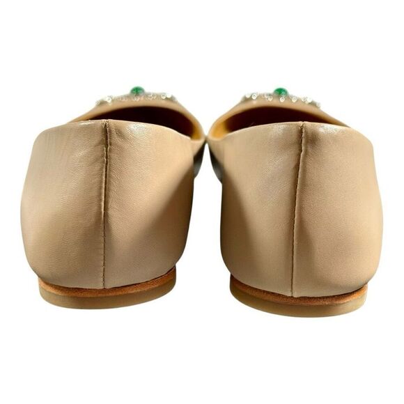 Coach Farrell Women’s Semi Matte Calf Ballet Flats Shoes Stone Size 7 - Picture 11 of 14